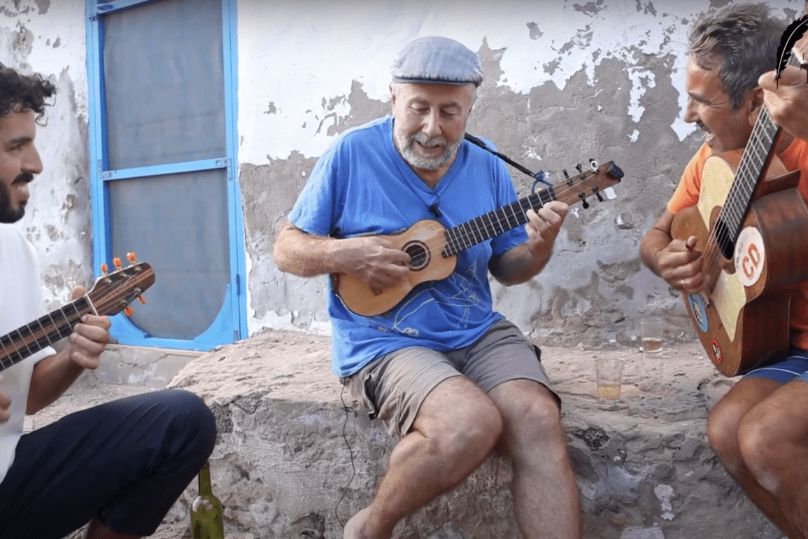Men play instruments