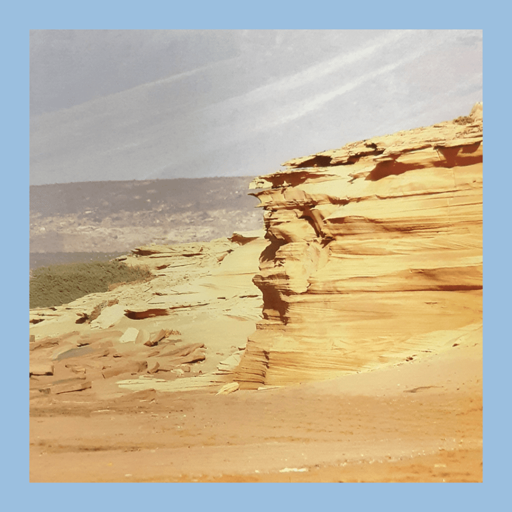 Face in the mountain